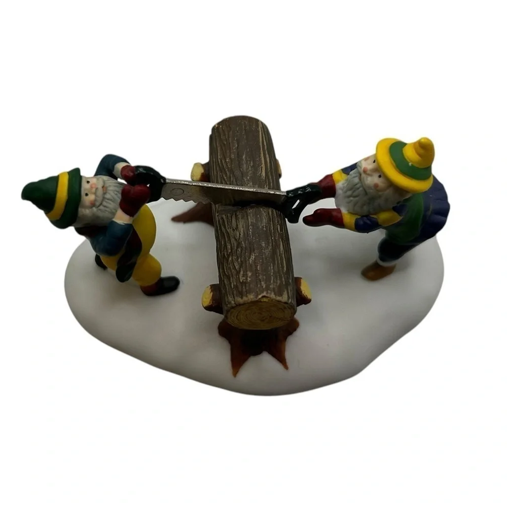 Dept. 56 WOODSMEN ELVES Set of 3 Heritage Village Collection #5630-8 in Box